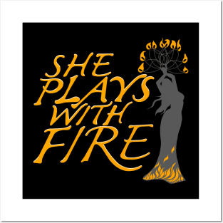 Fire Dancer Posters and Art